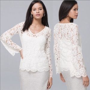 WHBM lace top